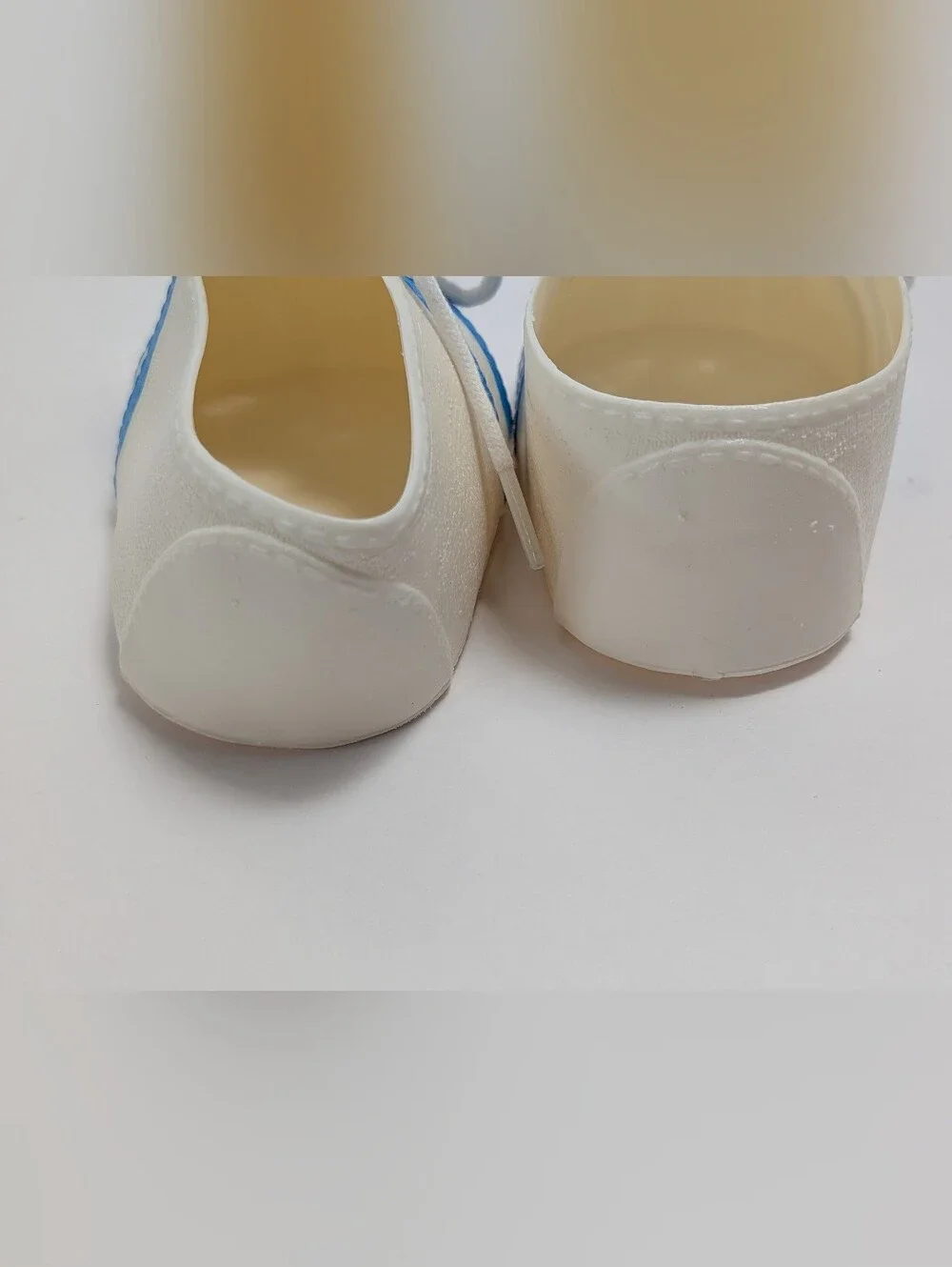 Vintage Cabbage Patch Kids Doll Blue Stripe Tennis Shoes OK CPK
